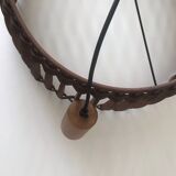 Suspension bois en osier