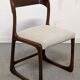 Series of 4 Baumann sled chairs from the 60-70s