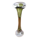 Vase soliflore suédois en verre soufflé
