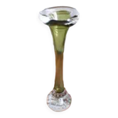 Vase soliflore suédois en verre soufflé