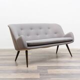 2.5-seater cocktail sofa, 1950s. Professionally restored.