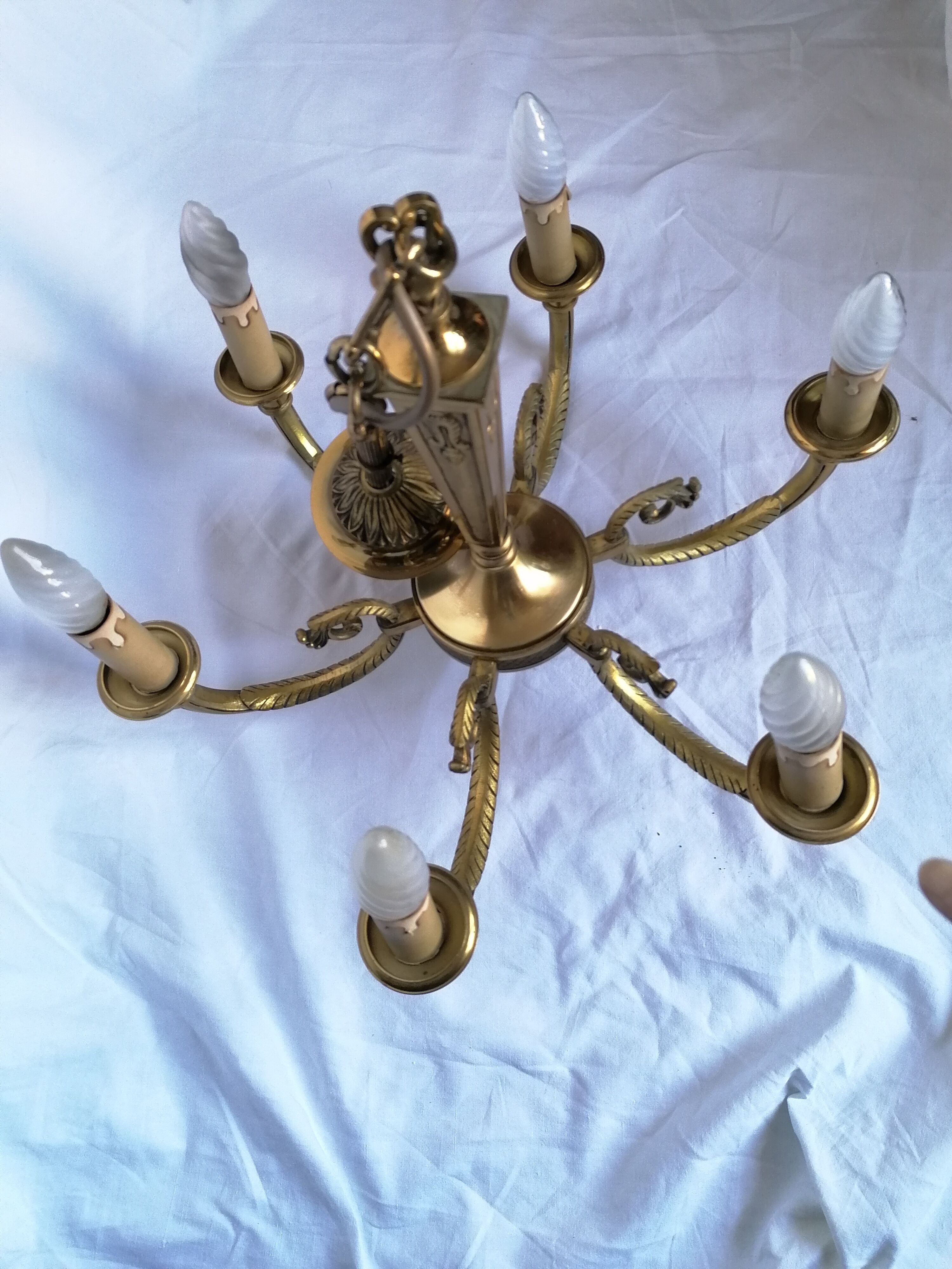 Bronze chandelier