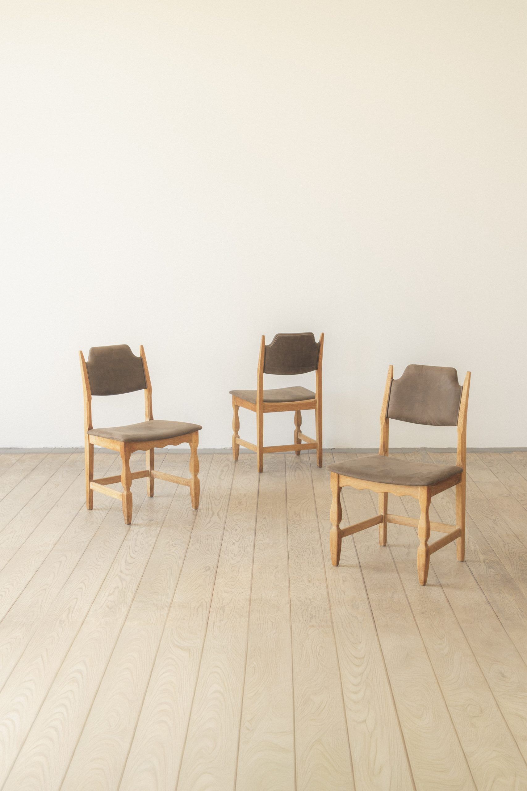 Henning Kjærnulf Razor Blade, dining chair (set of four)