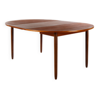 Table à manger scandinave en teck extensible