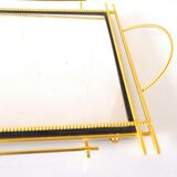 Mirror top gilded steel design 50s-60s