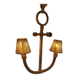 60s rope chandelier pendant light