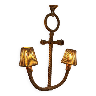 60s rope chandelier pendant light