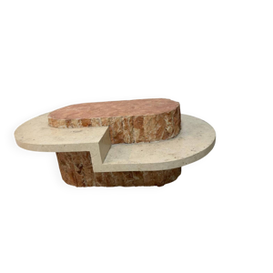 Table basse en marbre - naturelle