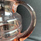 Service for 4 people - Art Deco - Glass or 1/2 pink crystal blown and cut