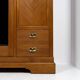Large Art Nouveau cabinet in marquetry oak 1918-1930