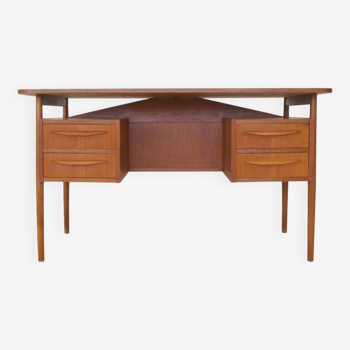 Bureau en teck Gunnar Nielsen pour Tibergaard. années 1960.