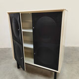 Brutalist circular cabinet vintage 'Geometric design'