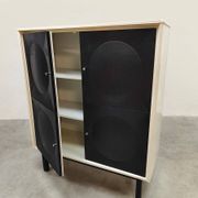 Brutalist circular cabinet vintage 'Geometric design'