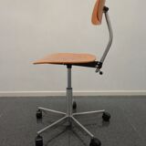 Chaise pivotante d’architecte par Jorgen Rasmussen pour Fritz Hansen, Danemark
