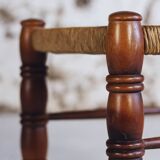 Set of 6 Dudouyt style chairs, 1950