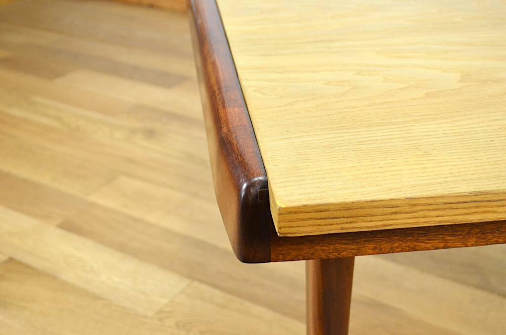 Two-tone dining table by Gustave Gautier, Eros Vintage Edition, 1950