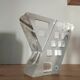 Free-standing glass sculpture by a designer from Reijmyre.