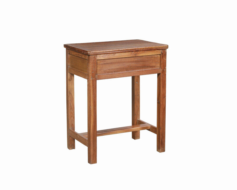 Console Bureau Table High Brown 1 Old Teck India Drawer