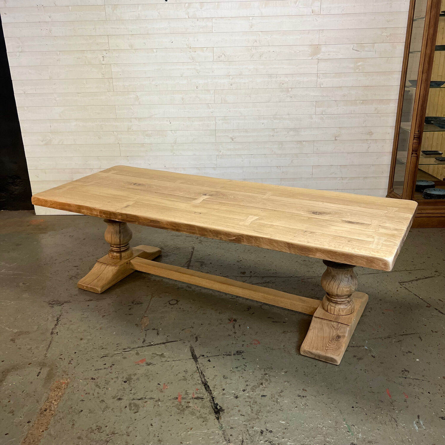 Table de ferme monastère en chêne