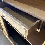 Dresser, bookcase in raw wood