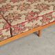 Folding sofa bed Canapé banquette Interier Praha 1960 floral pattern fabric