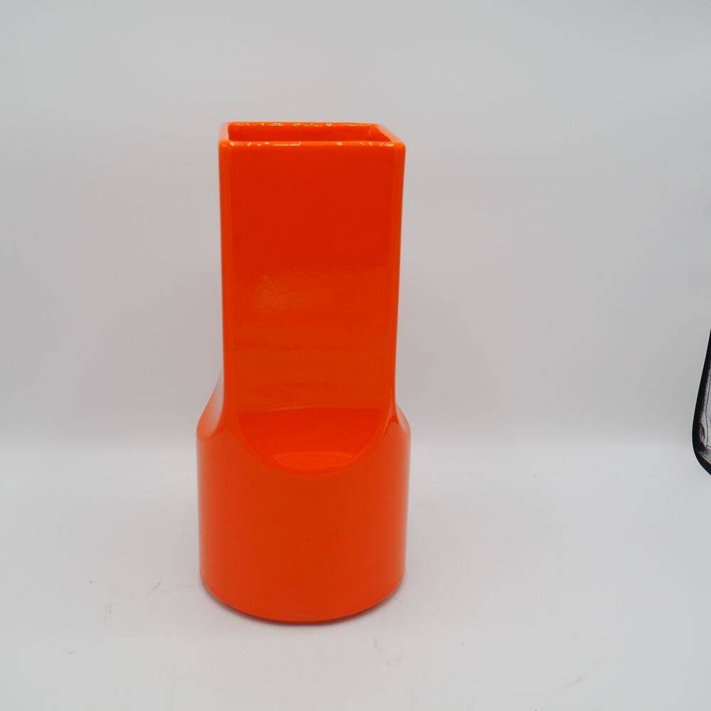 Gabbianelli vase – Italian design from the 1970s – orange-red ceramic