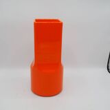 Gabbianelli vase – Italian design from the 1970s – orange-red ceramic