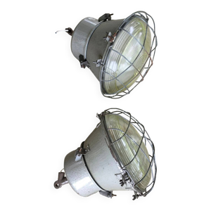 2 lampes industrielles
