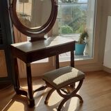 mahogany and marble empire dressing table