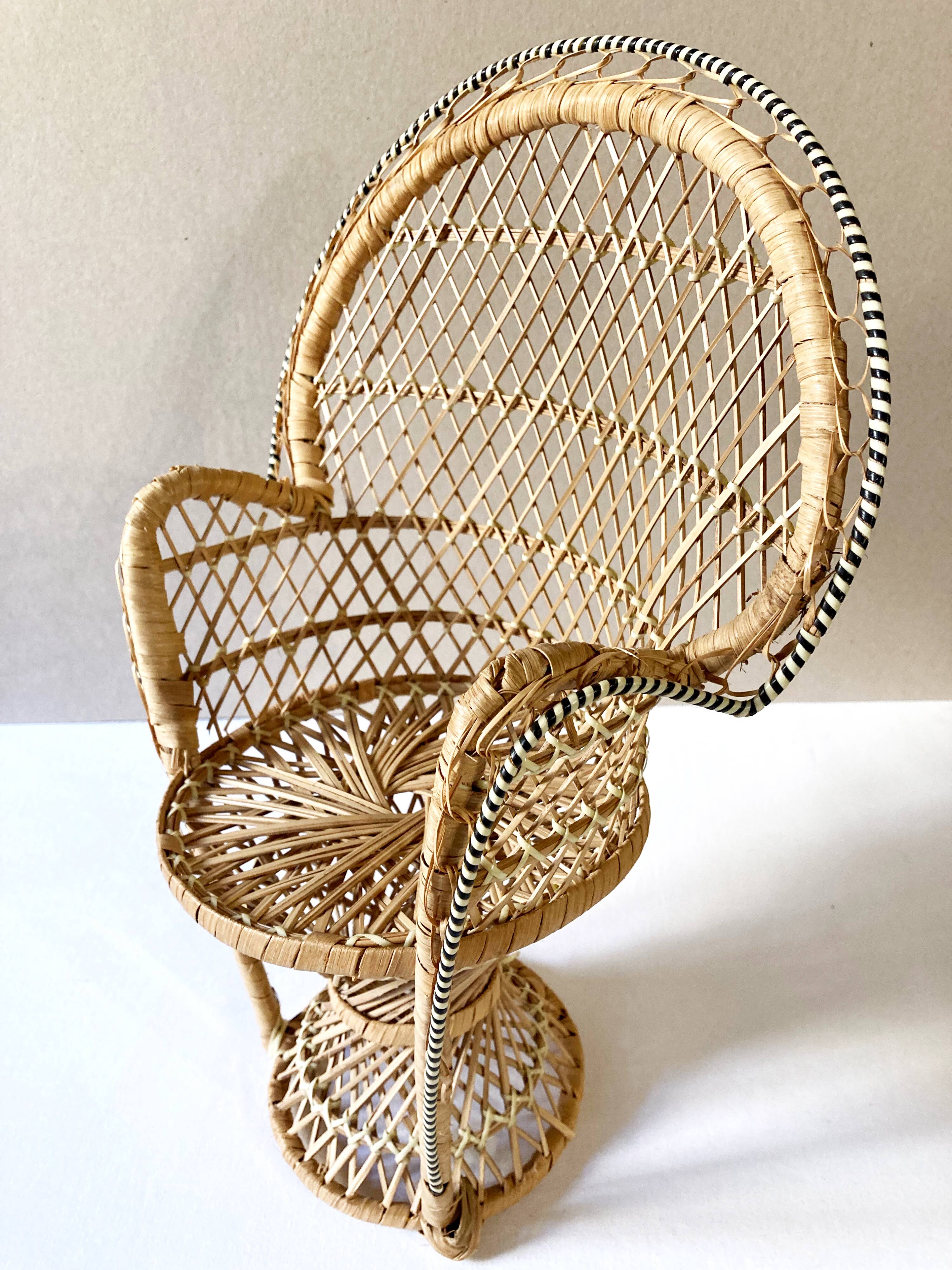 Pair of miniature Emmanuelle armchairs