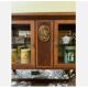 Antique Art Nouveau sideboard, display cabinet, sideboard - Bronze