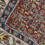 Pair Of New Persian Kilims Handwoven Kurdish Senneh Area Rugs- 115x166cm