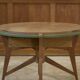 Table de jeux / guéridon en chêne 1940’s
