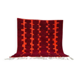 Moroccan Berber Beni Ourain Custom Red Rug 250/150cm