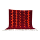 Moroccan Berber Beni Ourain Custom Red Rug 250/150cm