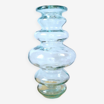 Large 70s glass vase