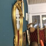 Louis XV style gilded mirror