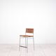 Tabouret de bar en aluminium laqué « Miss B » par Tito Agnoli