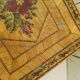 Straw marquetry box souvenir of vintage Biarritz