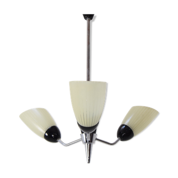 Mid-century Chandelier by Drukov,1960's.