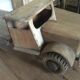 Antique oak transport truck