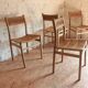 Set of 4 vintage chairs "weekend" by Pierre Gautier Delaye 1955