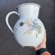 Ancien pichet broc émaillé fleuri B freres cafetiere emaillee