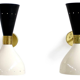 Wall lamps in the style of Italian creations of the 1950s