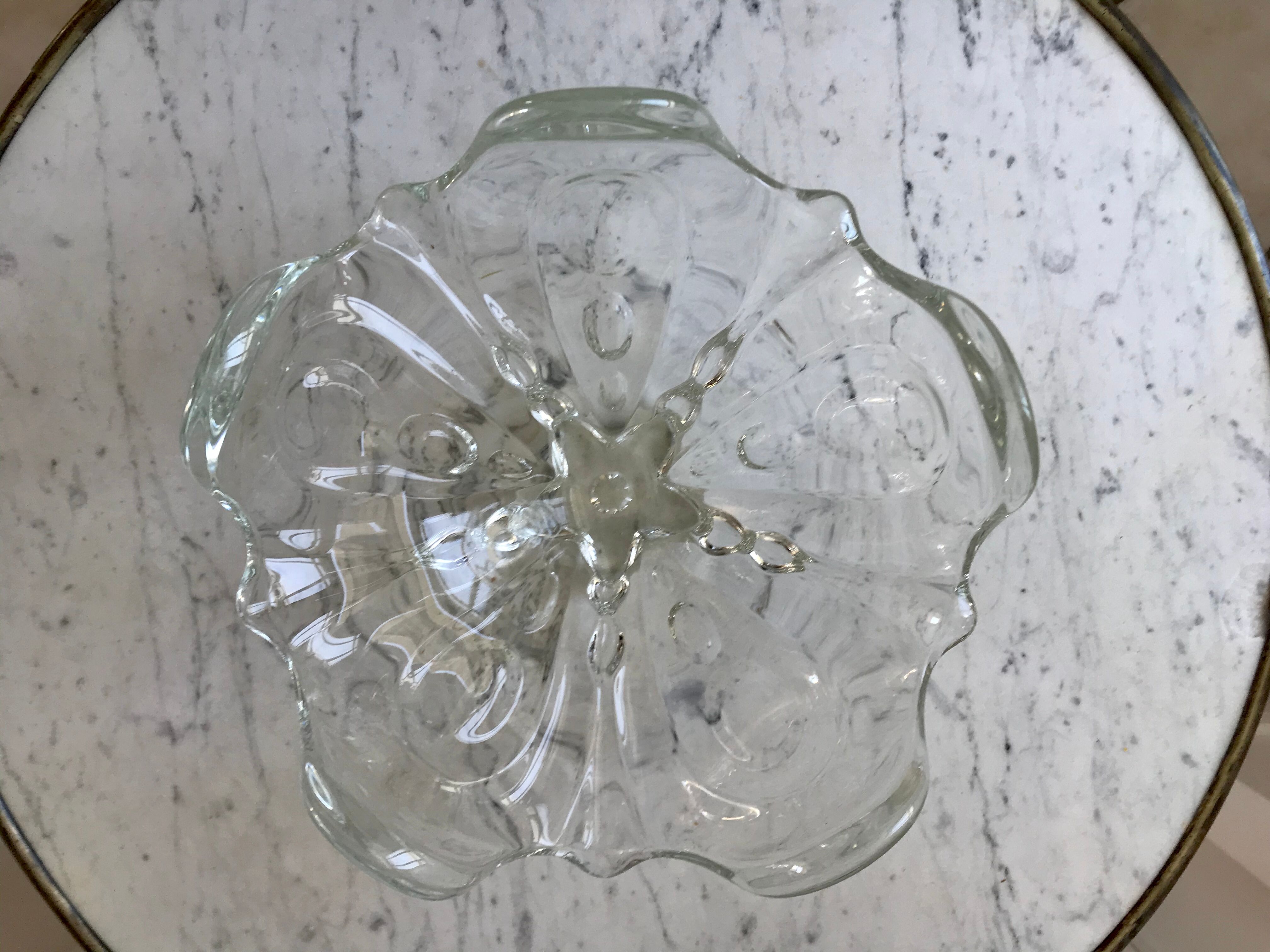 Glass fruit cup 50s