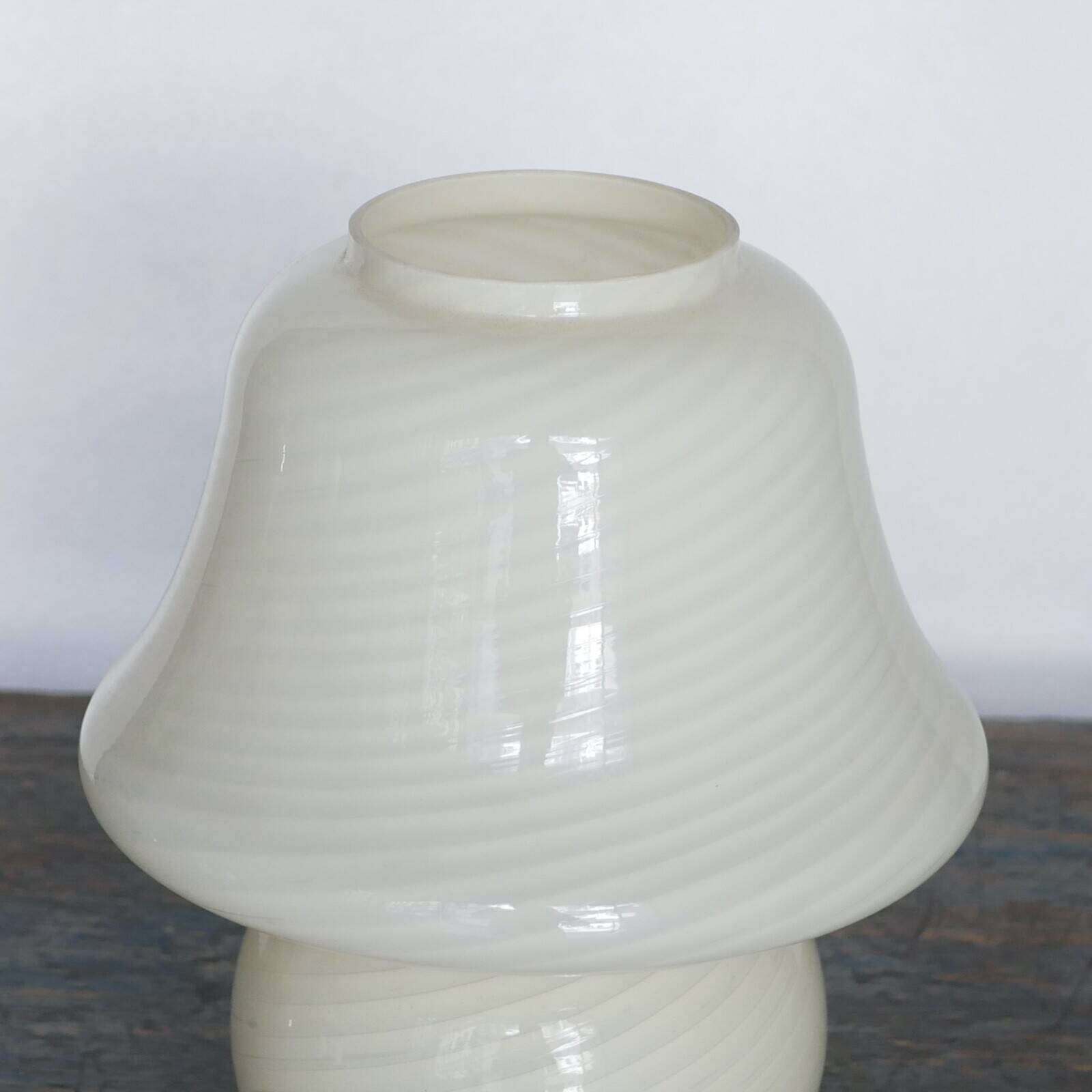 Paire de lampes de table Murano des années 1960 - Verre tourbillonnant