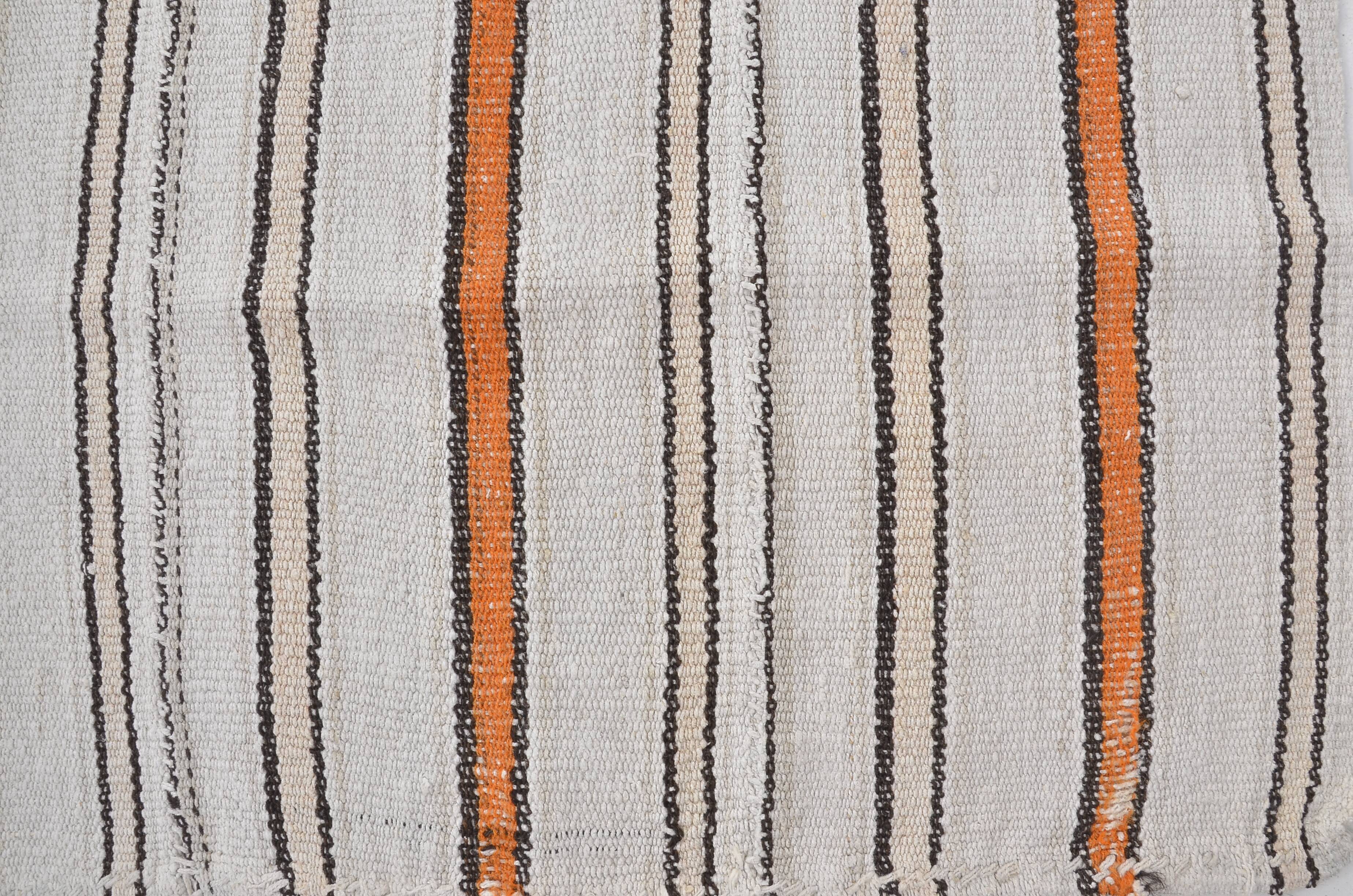 Stripe Anatolian Hemp Kilim Rug sku 3681