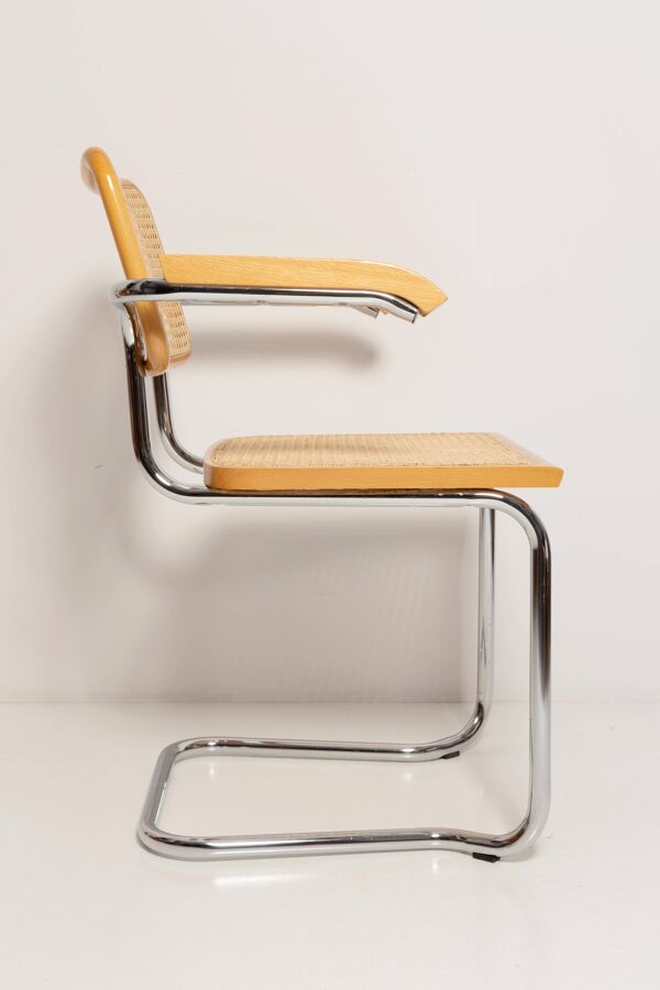 Chaise Cesca en rotin du milieu du siècle, Marcel Breuer, Italie, années 1960