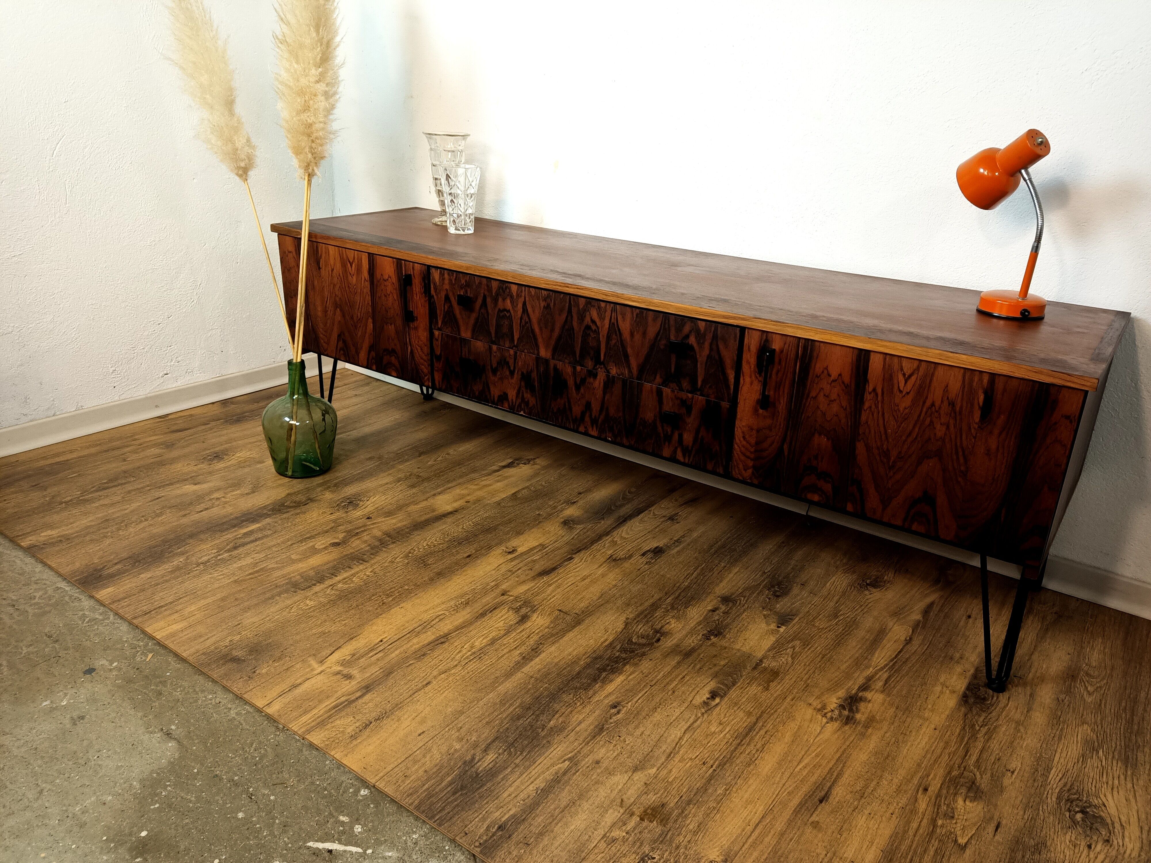 Scandinavian rosewood teak row