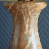 Vintage Table Lamp in Sculpted Alabaster – Base in Natural Stone